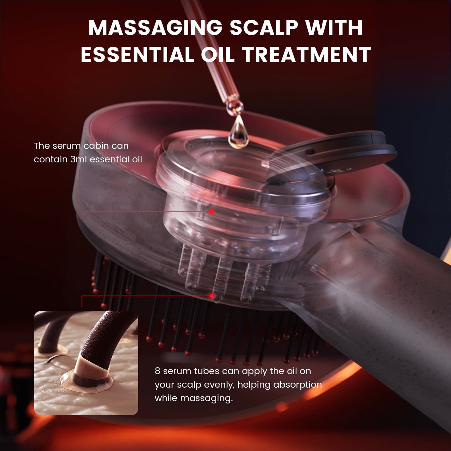 S3 Scalp Massager Comb-Wart