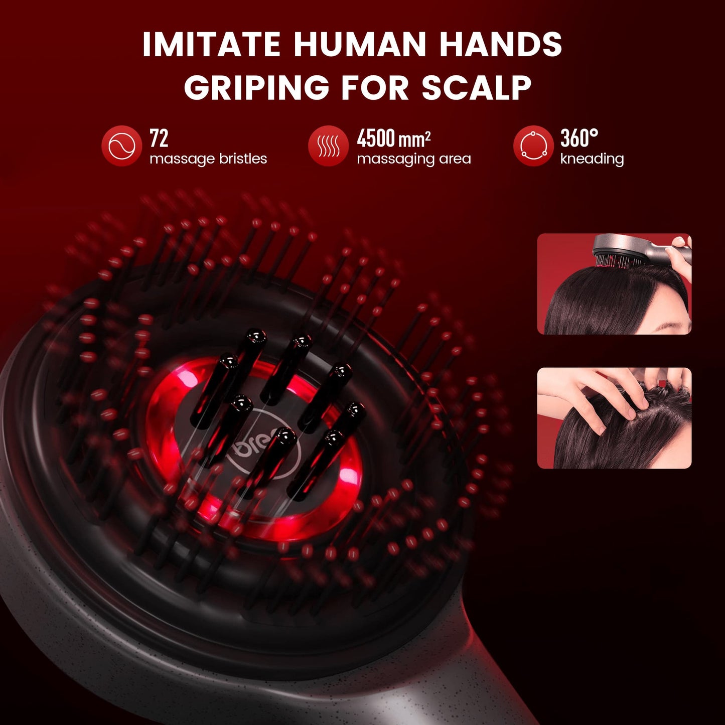 S3 Scalp Massager Comb-Wart