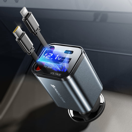 MINI 4-IN-1 Retractable Car Charger